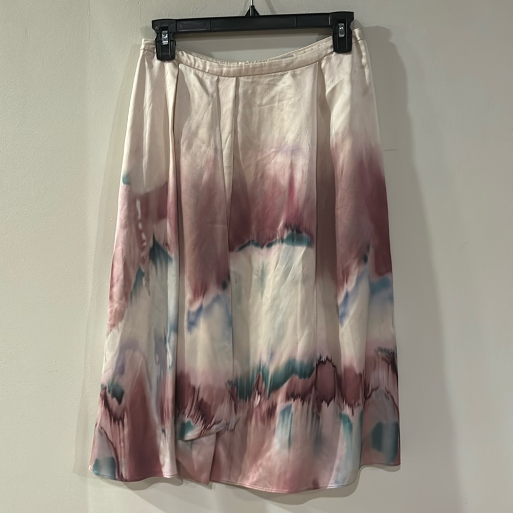 Silk multicolored Jigsaw skirt